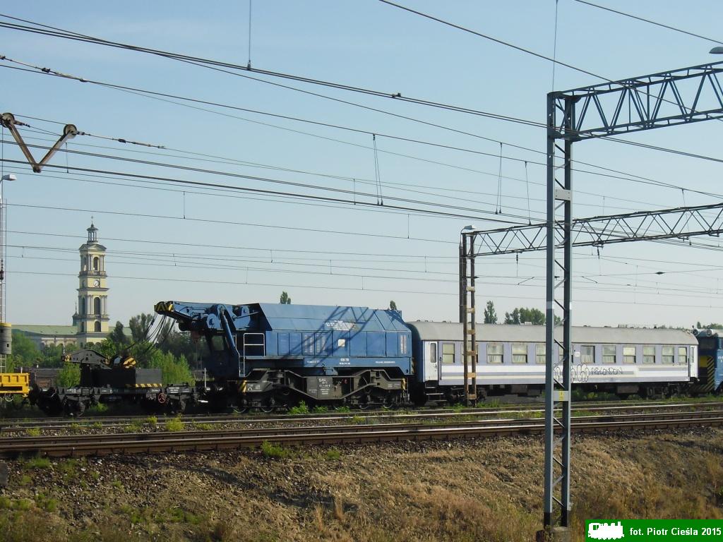 Pociąg ratunkowy Sekcji Eksploatacji PKP PLK w Warszawie