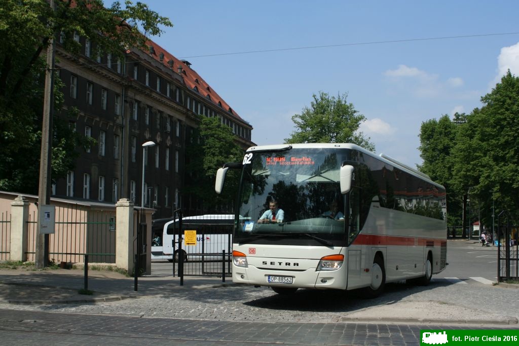 DB IC Bus KrakÃ³w-Berlin - Setra S415GT-HD