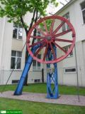 AGH - koło wyciągowe szybu windy AGH - koło wyciągowe szybu windy